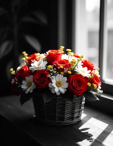 [B-12-RW-RC-8] Scarlet Snow Basket