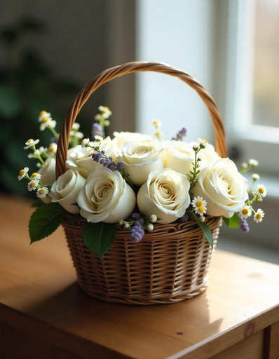 [B-12-W-R-8] Pure Serenity Basket