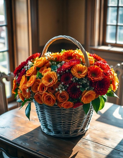 [B-50-OR-50-RGER-8] Vibrant Blossom Symphony