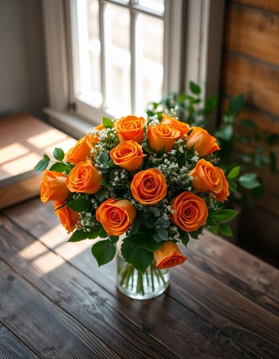 [IF-N-12-O-R-8] Radiant Red Roses