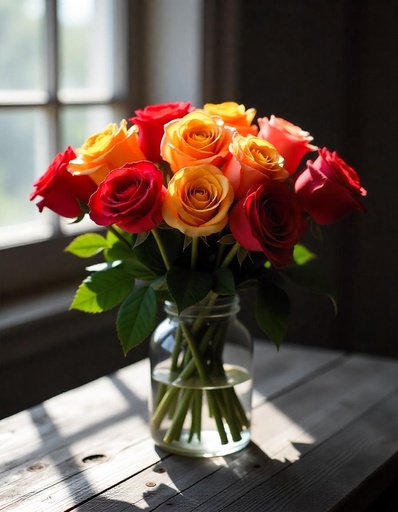 [IF-N-15-RYOP-R-8] Bouquet of Assorted Roses