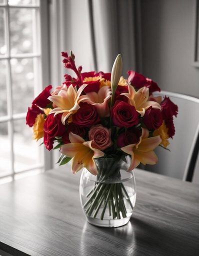 [N-10RR-5RG-5YGER-2PL-8] Garden-Fresh Floral Elegance 🌹🌸🌿