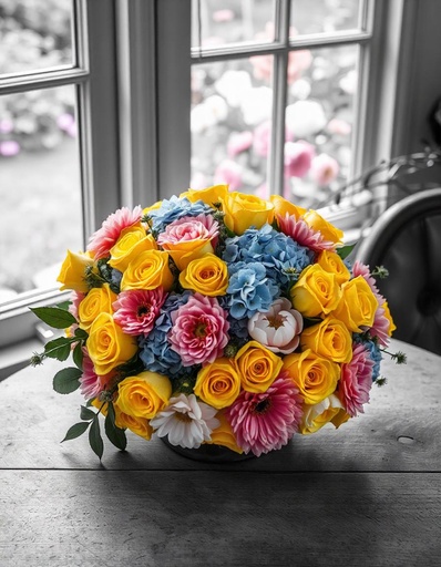 [N-12-YR-PGER-8] Bright & Beautiful Blooms