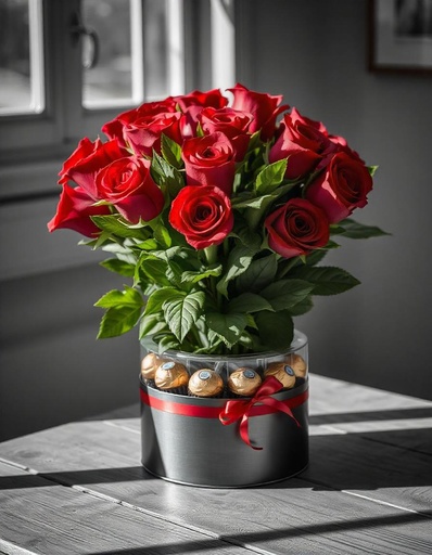 [PN-12RR-16FER-8] Sweet Elegance 🌹🍫 – A Perfect Blend of Love & Luxury
