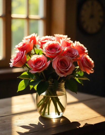 [PN-N-10P-R-8] Bunch of 10 Long-Stemmed Dutch Roses