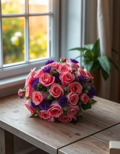 [PN-N-12-P-R-8] Pink Elegance – Bunch of 12 Pink Roses 🌸✨