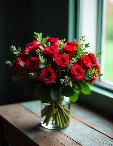[PN-N-20R-R-8] Radiant Love – 20 Red Roses